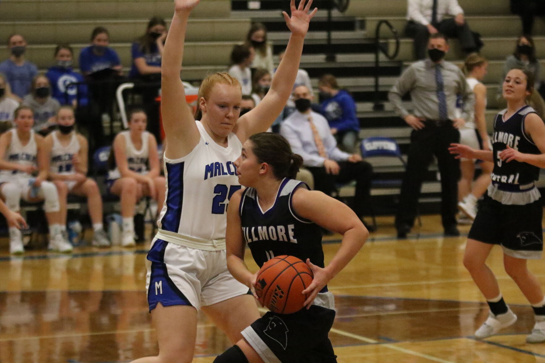 Fillmore Central at Malcolm girls basketball, Jan. 12 11.JPG